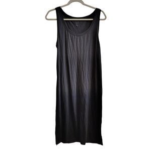 Icebreaker Women's Large Dark Gray Merino Tank Midi Dress
